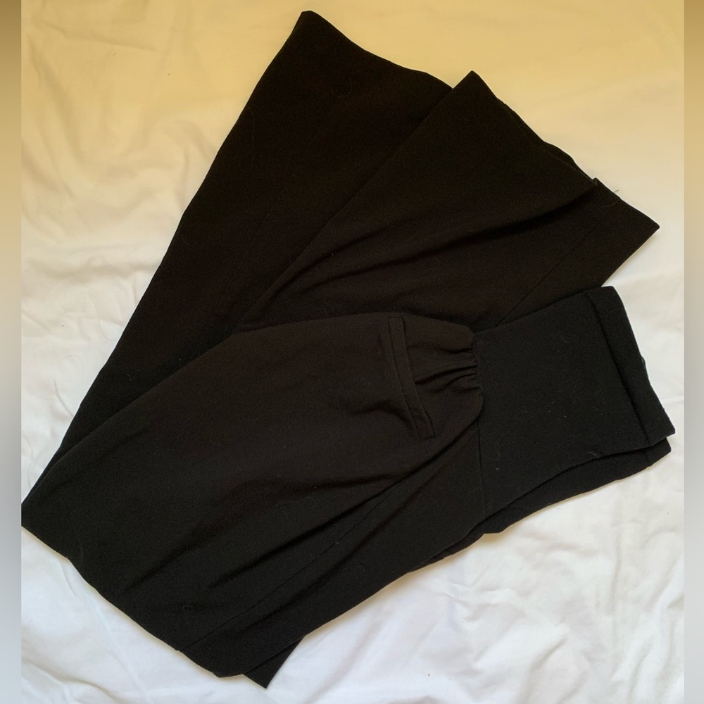 Motherhood Maternity dress pants petite small black straight leg